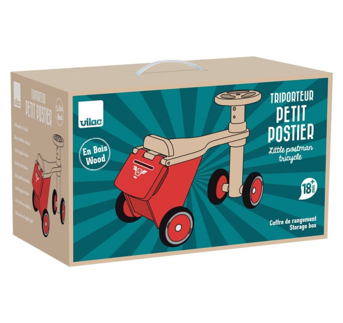 Jucarie Ride-on - Tricicleta din lemn - Vilac [3]