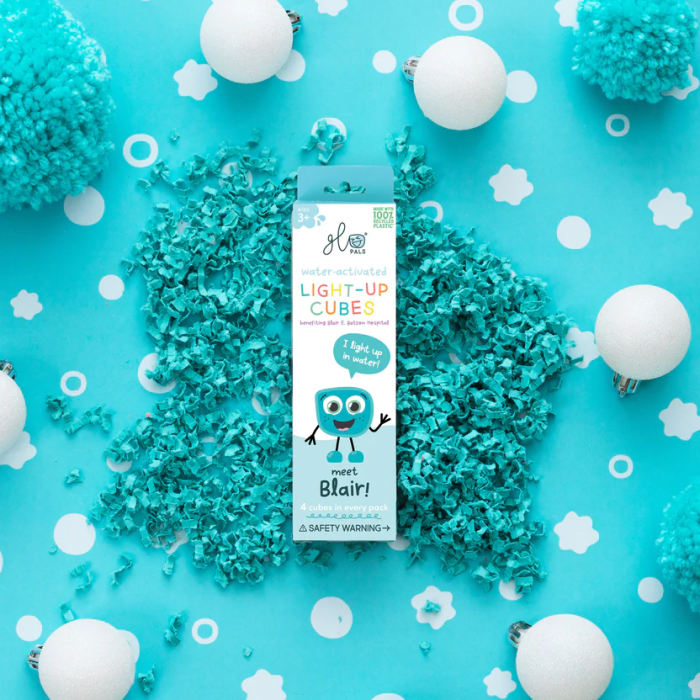 Jucarie senzoriala luminoasa Blair - Glo Cube, albastru [2]