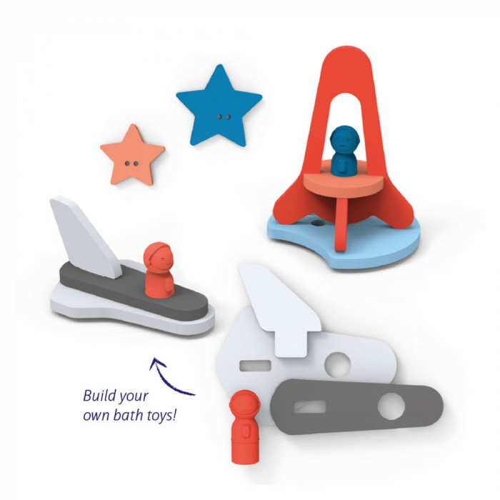 Jucarii de baie din spuma, Aventura spatiala, Quut Toys [5]