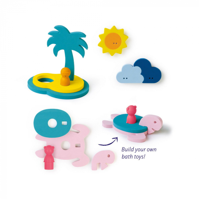 Jucarii de baie din spuma, Insula comorilor, Quut Toys [5]