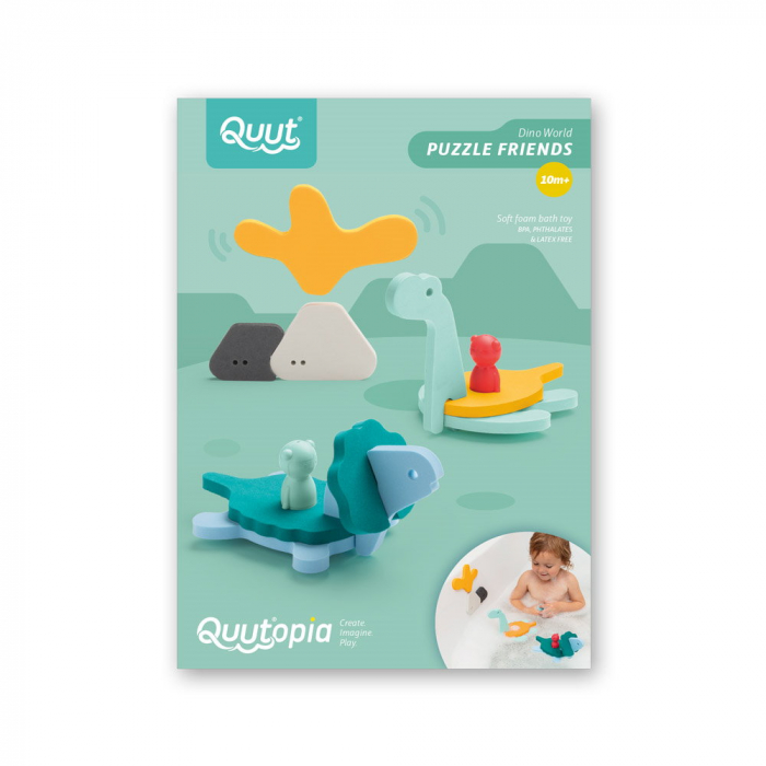Jucarii de baie din spuma, Lumea dinozaurilor, Quut Toys [1]