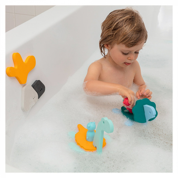 Jucarii de baie din spuma, Lumea dinozaurilor, Quut Toys [3]
