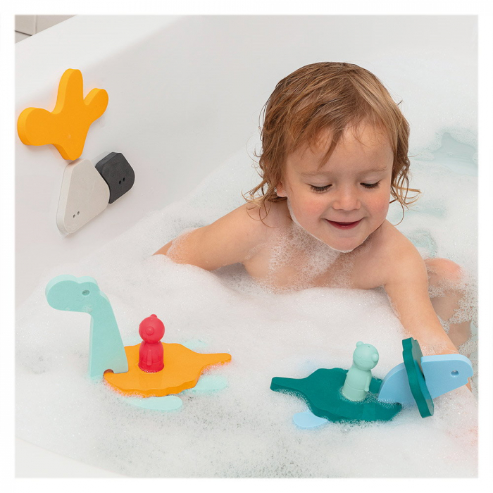 Jucarii de baie din spuma, Lumea dinozaurilor, Quut Toys [4]