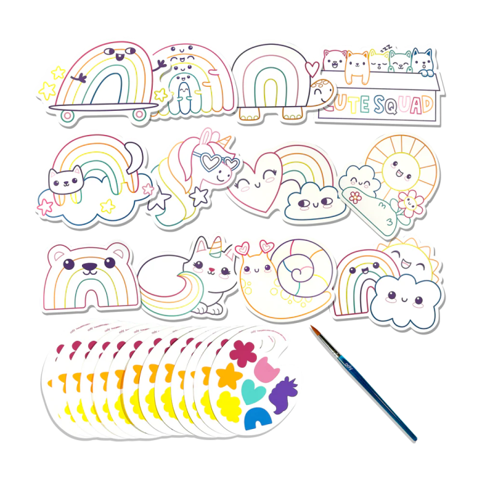 Kit acuarelă - Usor de pictat - Curcubeu, Playful Painters [5]