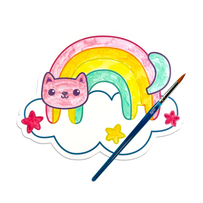 Kit acuarelă - Usor de pictat - Curcubeu, Playful Painters [3]