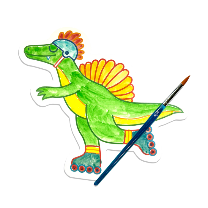 Kit acuarelă - Usor de pictat - Dinozauri, Playful Painters [5]