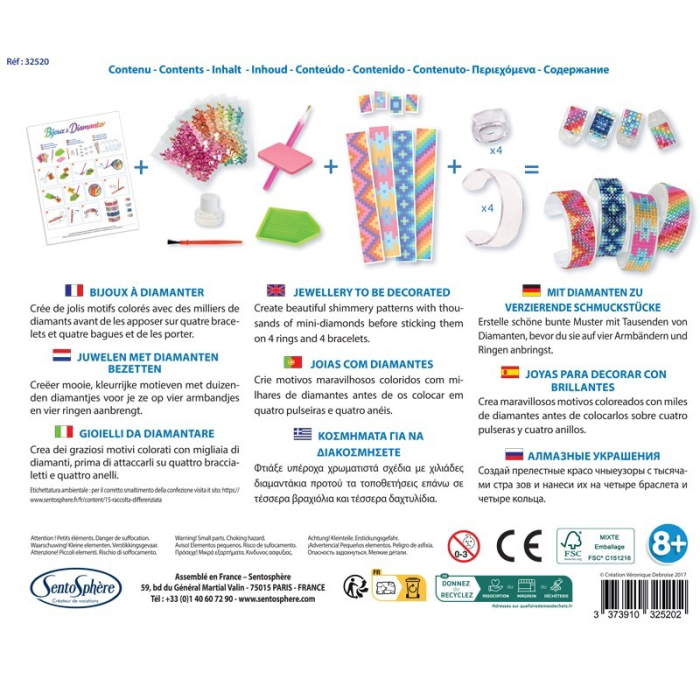 Kit creativ - Bijuterii cu strasuri - Sentosphere [3]