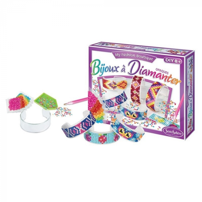 Kit creativ cu diamante/strasuri – 6 bratari [2]