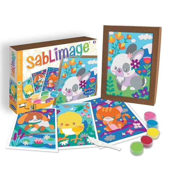 Kit creativ cu nisip colorat - Sablimage Animale de companie - Sentosphere [2]