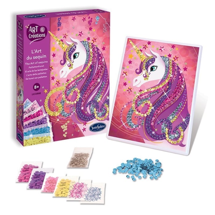 Kit creativ cu paiete - Unicorn - Sentosphere [2]