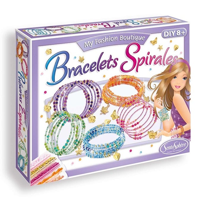 Kit creativ cu perle din sticla -  Bratari spirala - Sentosphere [1]