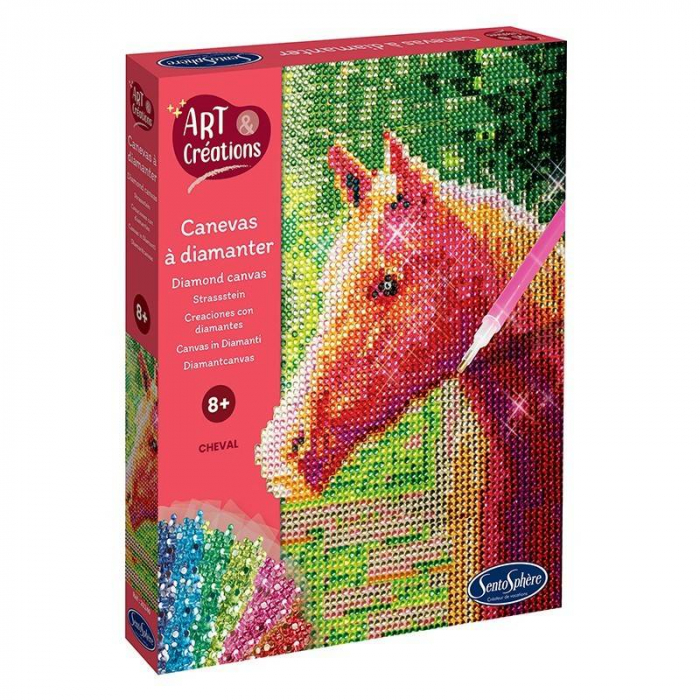 Kit creativ cu strasuri, Cal [1]