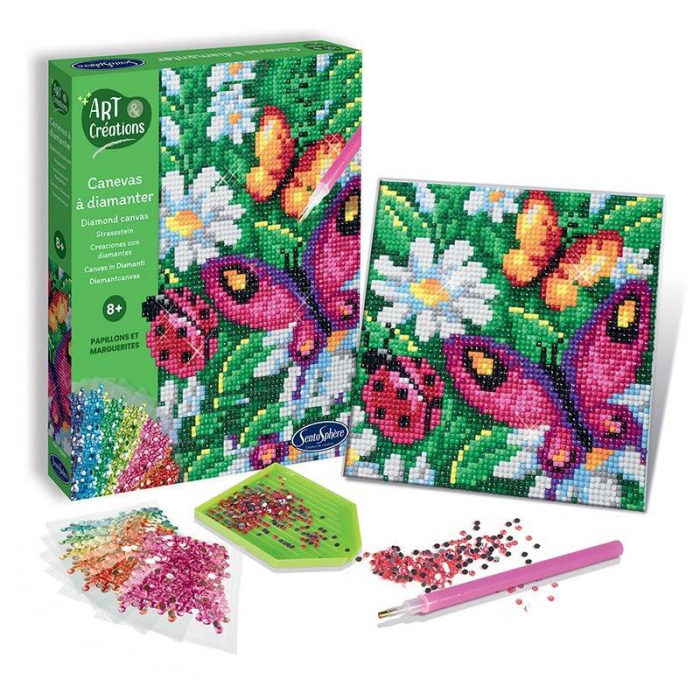 Kit creativ cu strasuri, Fluturi [2]