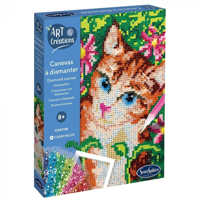 Kit creativ cu strasuri Pisica [1]