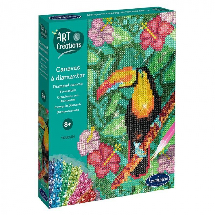 Kit creativ cu strasuri, Tucan [1]