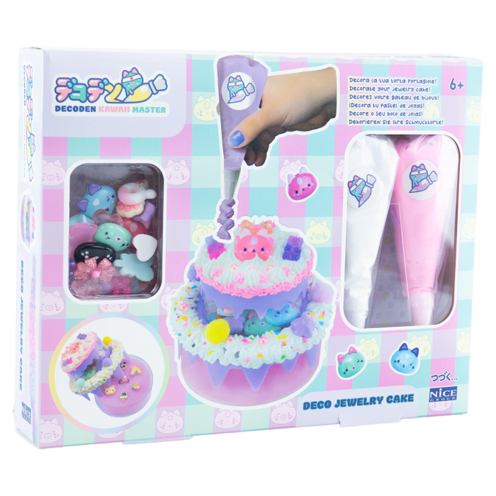 Kit creativ Decoden – Caseta de bijuterii de decorat cu pasta colorata [1]