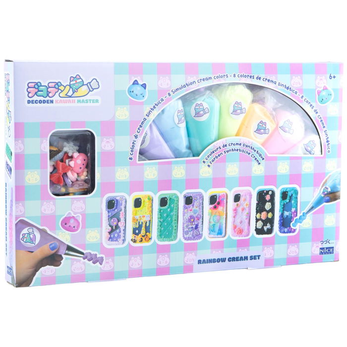 Kit creativ Decoden – Pasta colorata si accesorii pentru decorare, Rainbow [1]