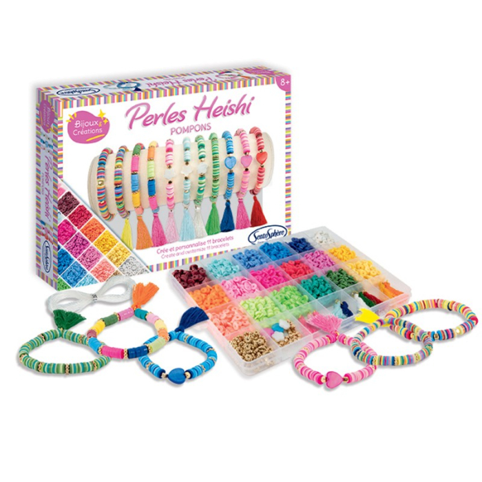 Kit creativ DIY - Bratari perle HEISHI cu ciucuri - Sentosphere [2]