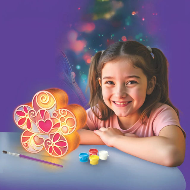 Kit creativ KidzMaker - Lampa florala luminoasa [3]