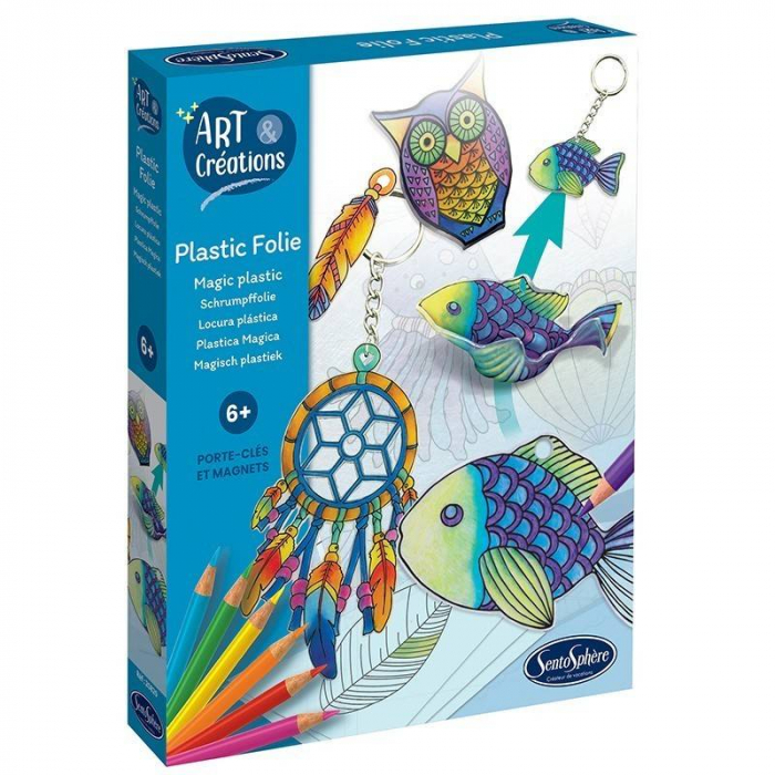 Kit creativ plastic magic - Brelocuri si magneti [1]