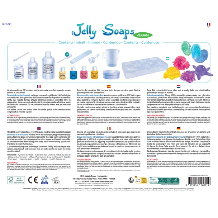 Kit creativ - Sapunuri Jelly - Sentosphere [4]