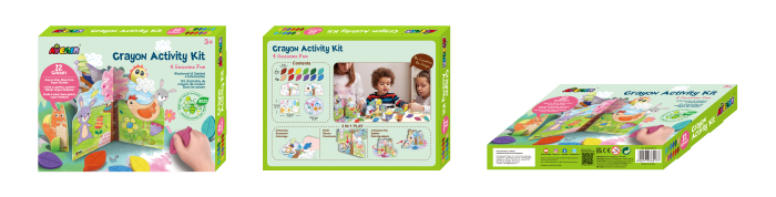 Kit de activitati cu creioane colorate - Distractie in 4 anotimpuri [15]