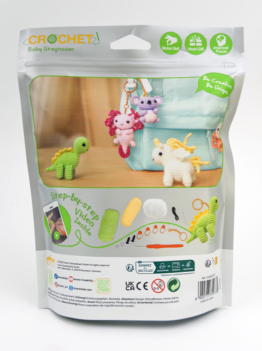 Kit de crosetat pentru copii - Baby Stegosaur [2]