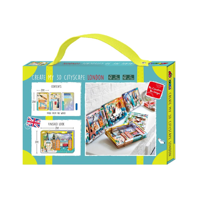 Kit DIY - Creaza Peisaj Urban 3D din lemn - Londra [2]