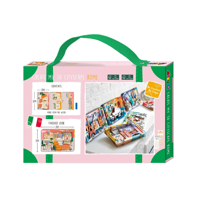 Kit DIY - Creaza Peisaj Urban 3D din lemn - Roma [2]