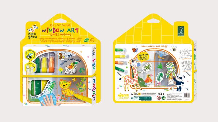 Kit DIY decorare fereastra - Animale din Jungla [4]