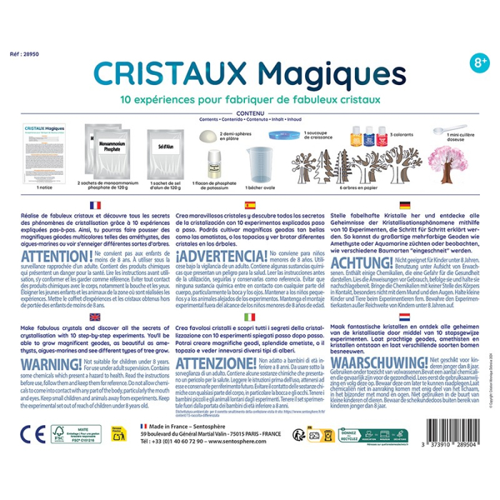Kit experimente chimie - Cristale Magice - Sentosphere [3]