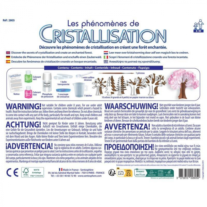 Kit experimente - fenomenul de cristalizare [4]