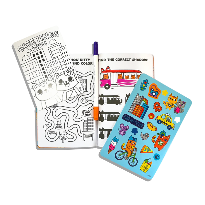 Kit portabil de activități și colorat - Pisicuta - Let's Go! Kitty in the City [4]