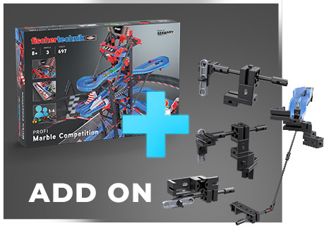 Kit STEM Completare pentru Cursa cu bile metalice - Intrecerea, Fischertechnik [2]