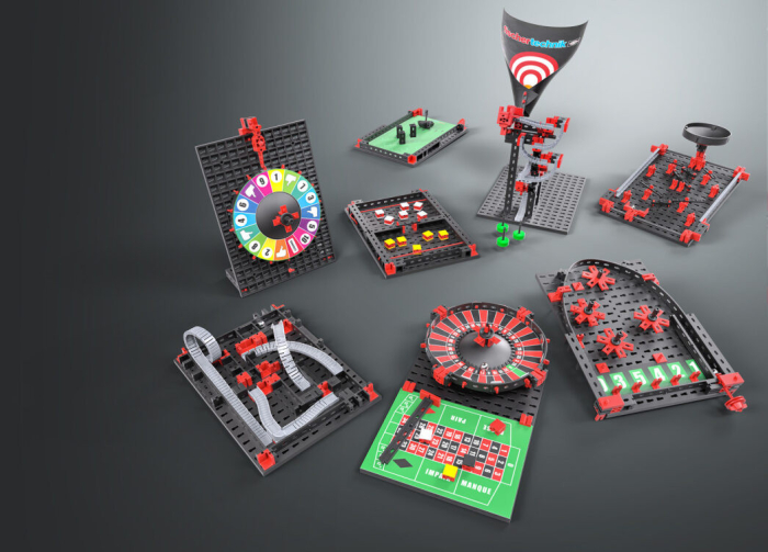 Kit STEM Construieste si joaca 8 jocuri, Fischertechnik [3]