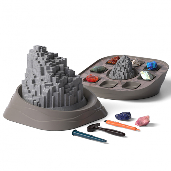 Kit STEM de excavare pietre prețioase "Giants Causeway" din Irlanda de Nord, TopBright [1]