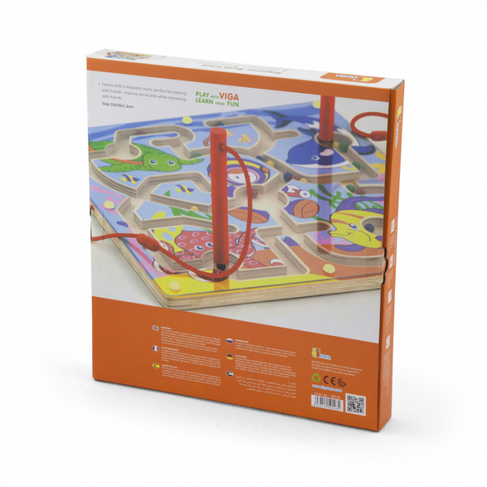 Labirint magnetic cu bile, In adancuri, Viga [4]