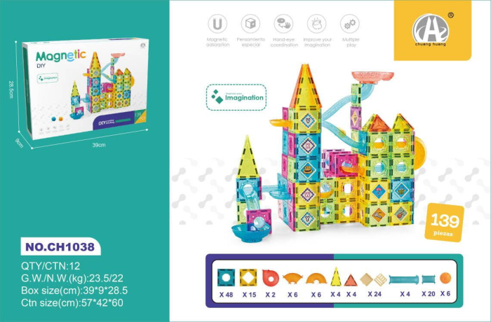 Labirintul meu magnetic - 139 piese (5.5 cm) [2]