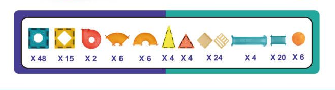 Labirintul meu magnetic - 139 piese (5.5 cm) [7]