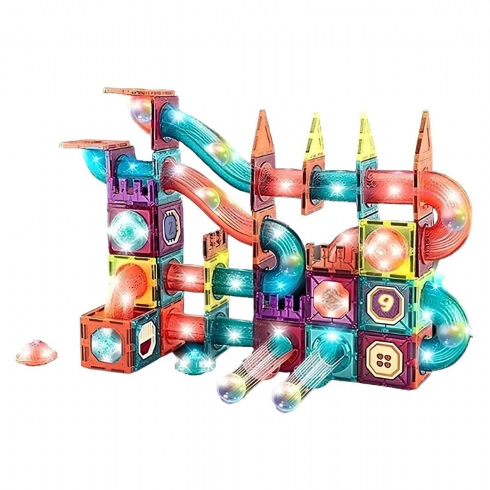 Labirintul meu magnetic cu lumini - 140 piese (7.5 cm) [3]