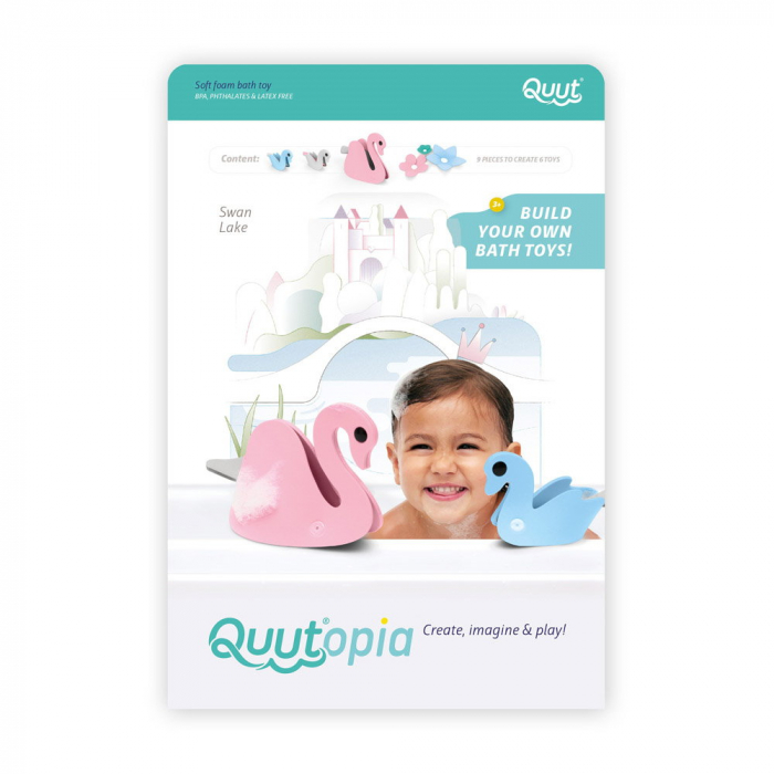 Lacul lebedelor, set creativ de baie, Quut Toys [1]