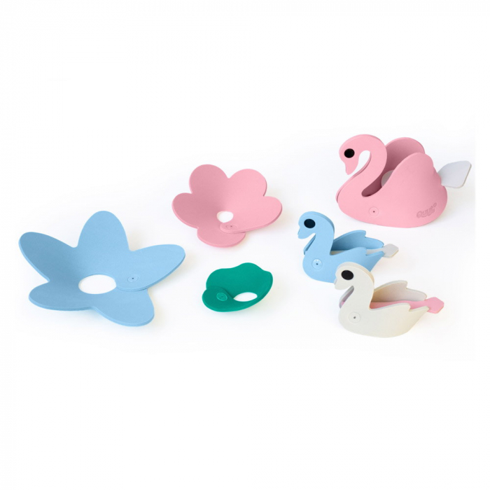 Lacul lebedelor, set creativ de baie, Quut Toys [4]