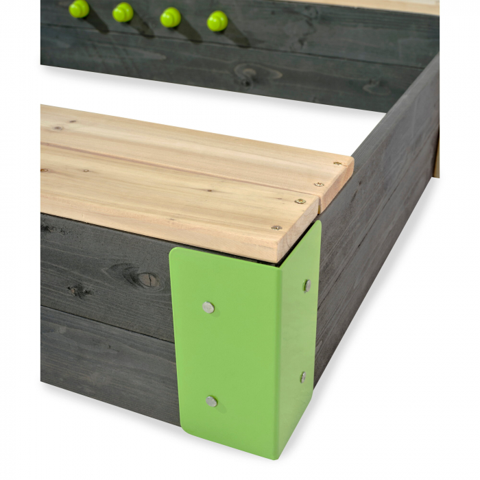 Ladă de nisip din lemn Aksent 200x140 cm, Exit Toys [7]