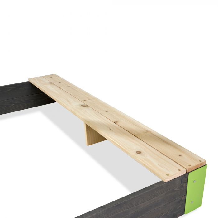 Ladă de nisip din lemn Aksent 200x140 cm, Exit Toys [6]