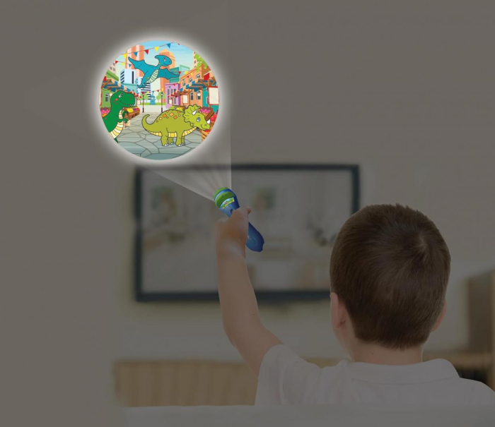 LANTERNA CU PROIECTOR, DINOZAUR [5]