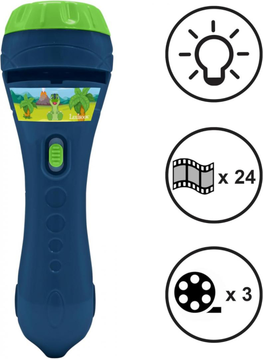 LANTERNA CU PROIECTOR, DINOZAUR [2]