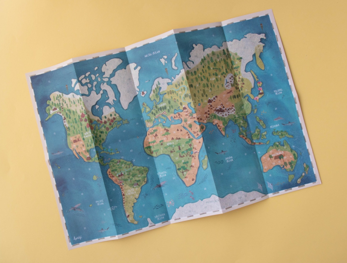 Lumea animalelor poster cu stickere, Londji [4]