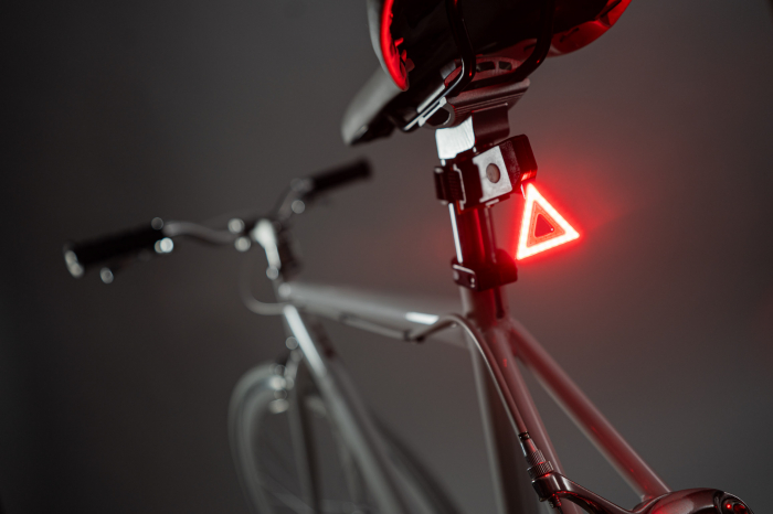 Lumină de siguranță STOP LED RBG spate bicicletă cu 7 efecte luminoase, Taillight [6]