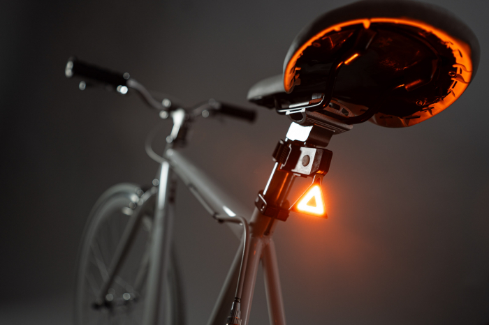 Lumină de siguranță STOP LED RBG spate bicicletă cu 7 efecte luminoase, Taillight [2]