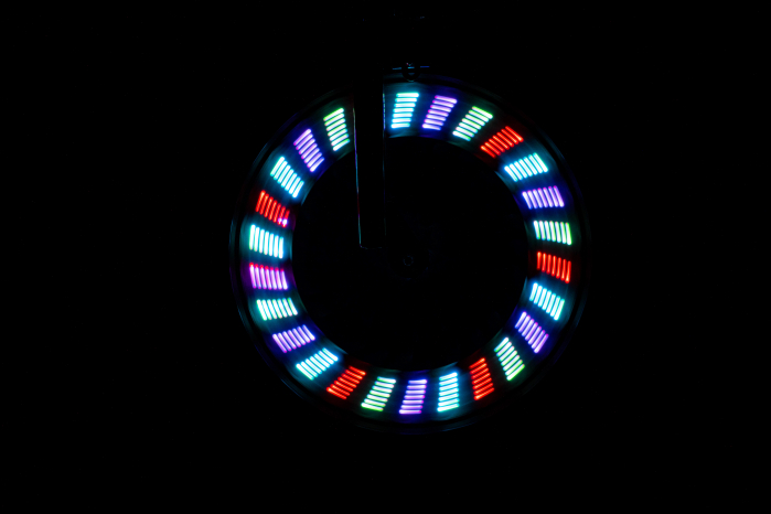 Lumină LED cu efecte animate pentru spițe bicicleta, ShapeBrightz [4]